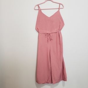 Streetwear society wide cropped leg jumpsuit L